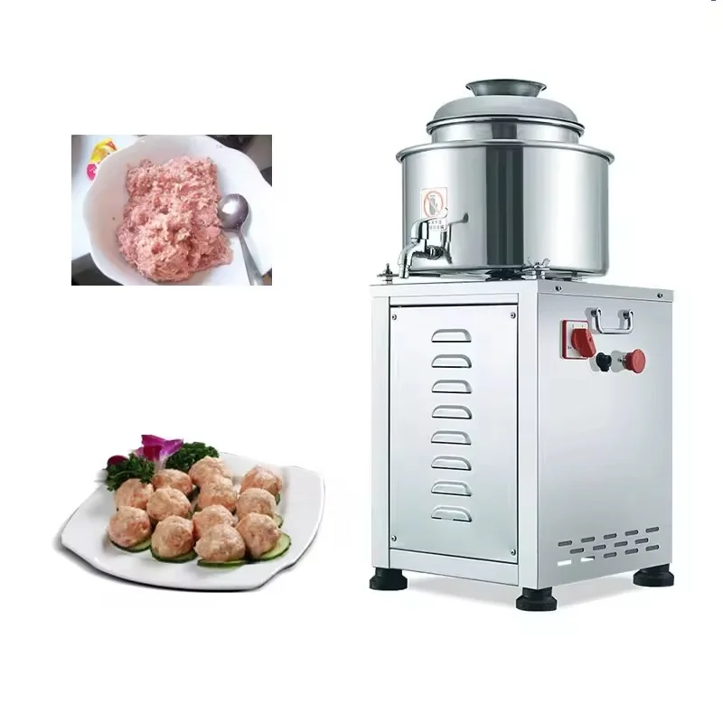 Commercial Stainless Steel Electric Meat Grinder Multifunctional Meatball Fishball Mix Beater Machine