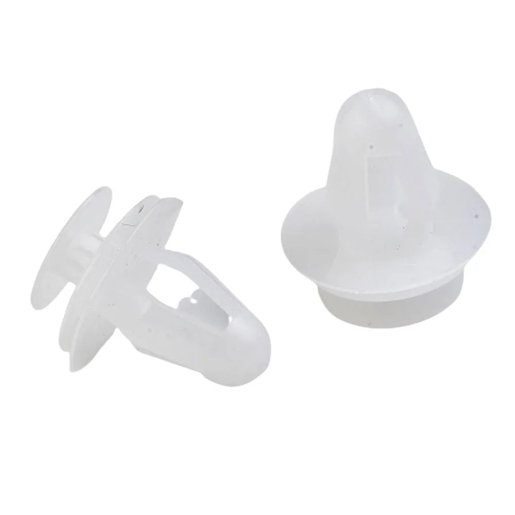 

Fastener Bumper clips Fender Rivets Trunk White 100Pcs 9mm Door Hole Pin Plastic Accessories Auto Car Practical