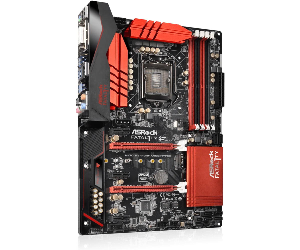 Imagem -04 - Placa-mãe Extrema Intel H170 Lga 1151 Ddr4 64g I77700 I56500 I3-6100 Cpu Atx Ultra M.2 Extreme Asrock-h170