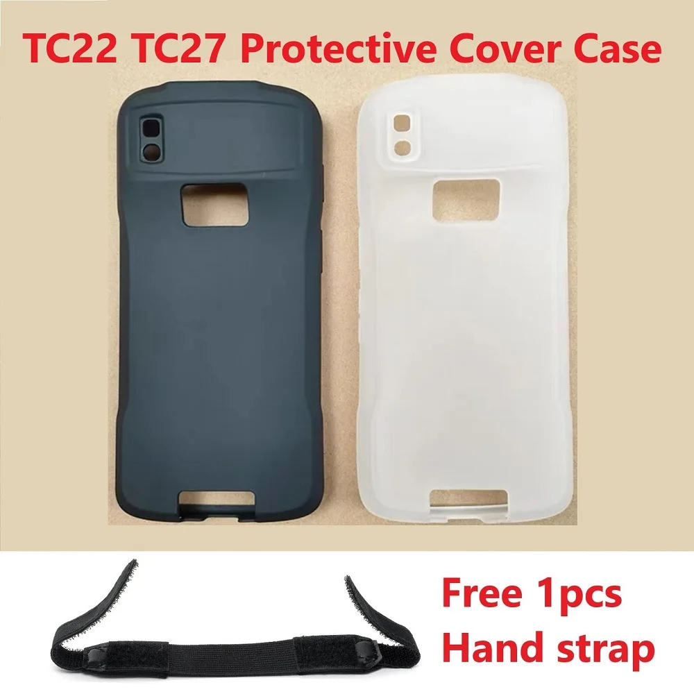 

1Pack Protective Cover Case With Hand Strap For Zebra TC22 TC27 Scanner