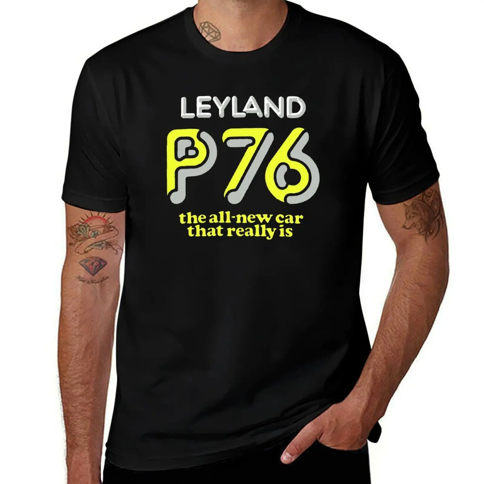 

LEYLAND P76 T-Shirt anime clothes luxury t-shirt summer 2025 mens shirts graphic tee