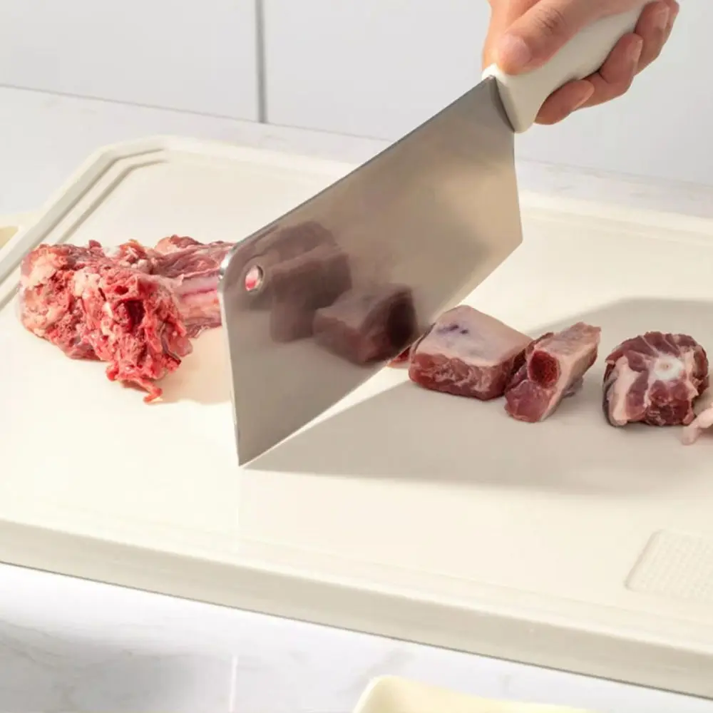 

Non Stick Double-sided Cutting Board Rotatable Design with Grinding Area Chopping Board Anti-mildew Antibacterial Chopping Block