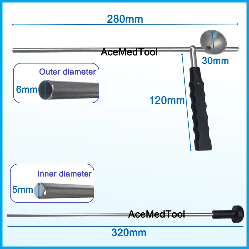 Bone Graft Funnel Medical Spine Surgery Bone Grafting Funnel Surgical Filler Funnel Orthopedic Surgical Instrument Detachable