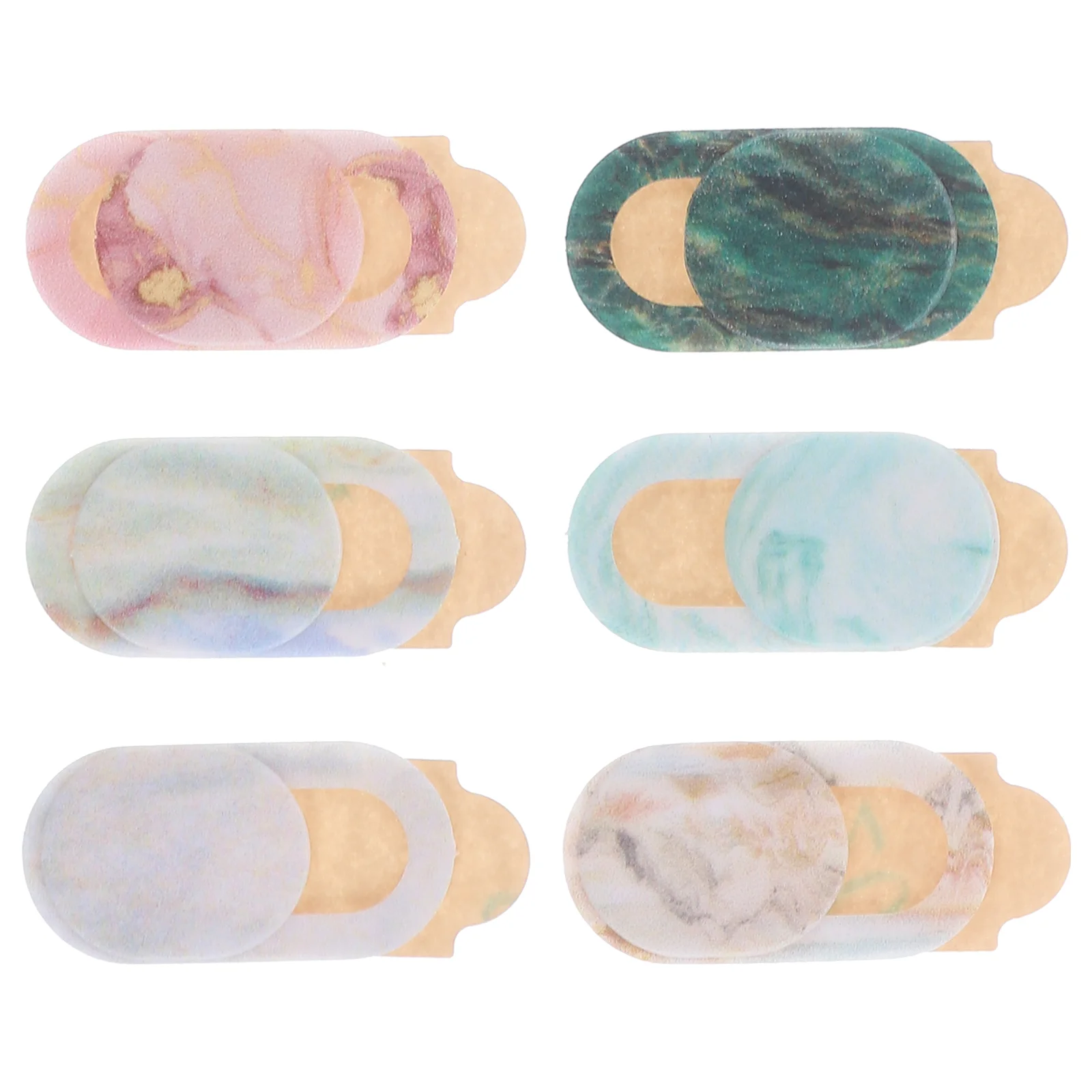   6 pçs proteção de privacidade pós capa cobre cam câmera protetor frontal telefone celular