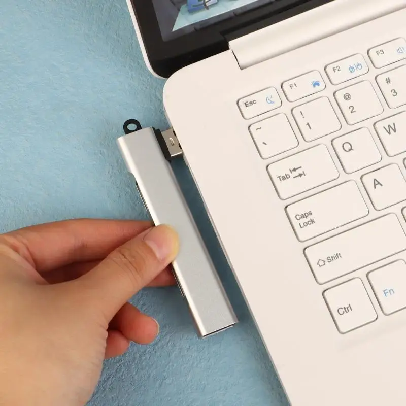 1 шт., аксессуары для ПК, компьютера, 4-портовый концентратор USB 3.0, высокоскоростной разветвитель типа C, 5 Гбит/с, многопортовый концентратор, 4 порта USB 3.0 2.0