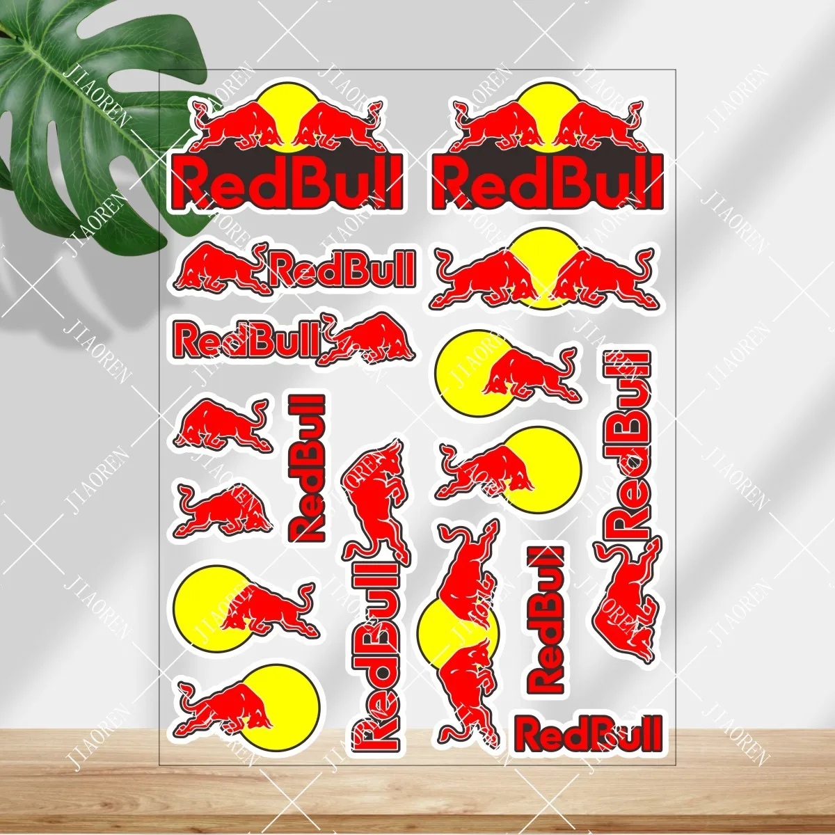 

Рождественский красный бык наклейка логотип мотоциклетный бак шлем автомобиль велосипед светоотражающая наклейка комплект # 1