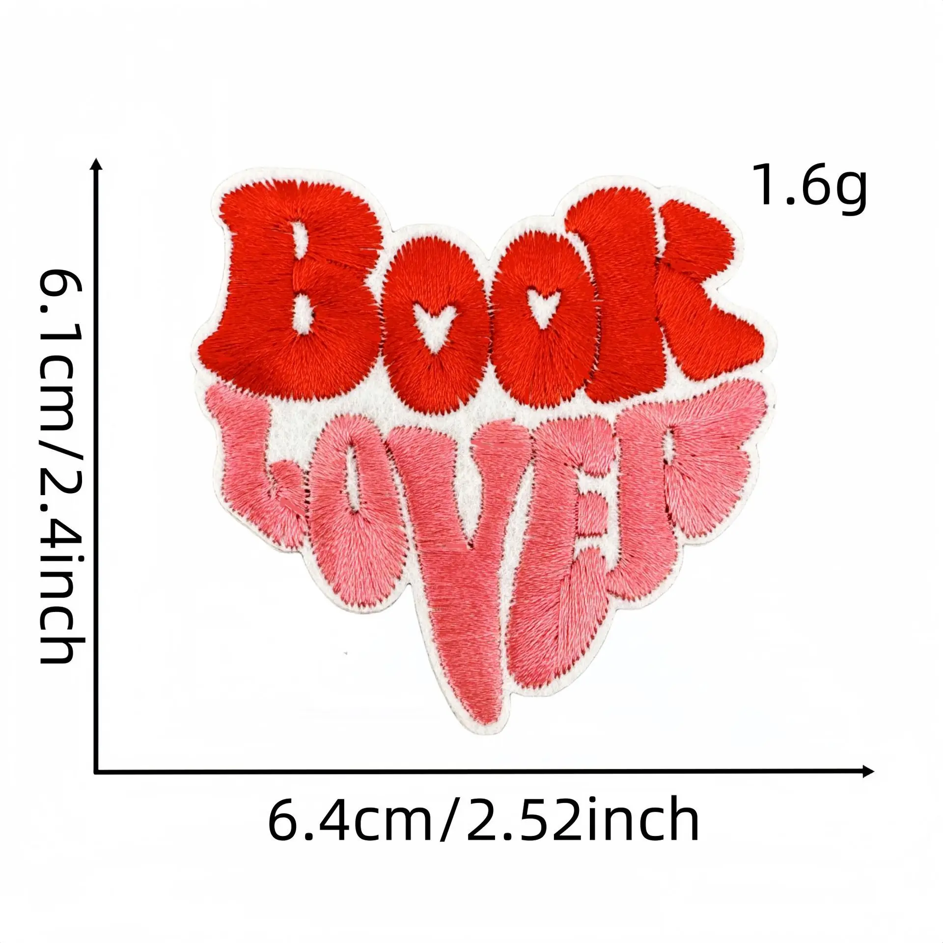 New English book cloth Iron On patch series badge reading doodle bookworm computer embroidery decoration clothing accessories