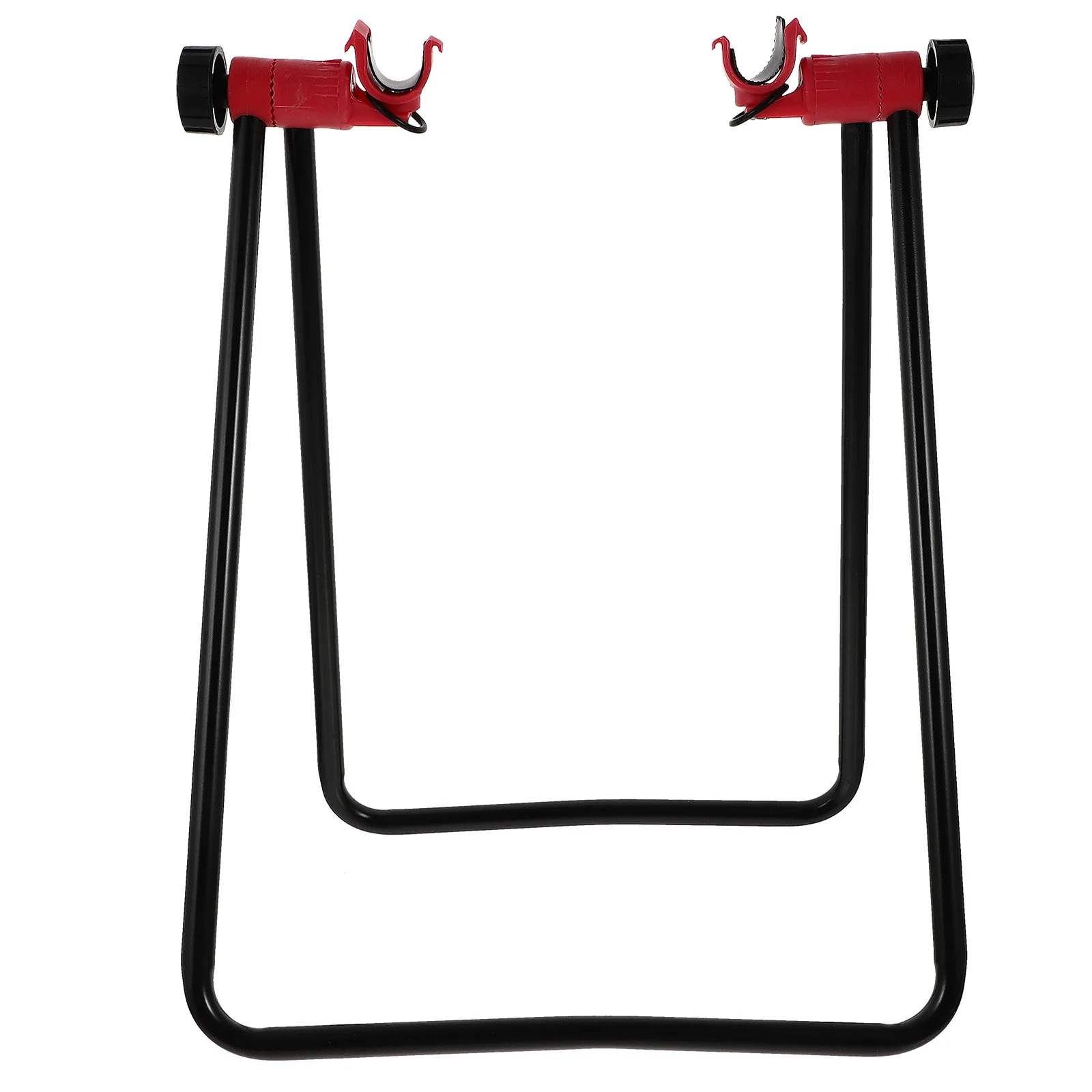 Professional Bike Parking Rack Durable Iron Frame Strong Bearing Capacity Compact Size Elastic Card Slot Bike Stand