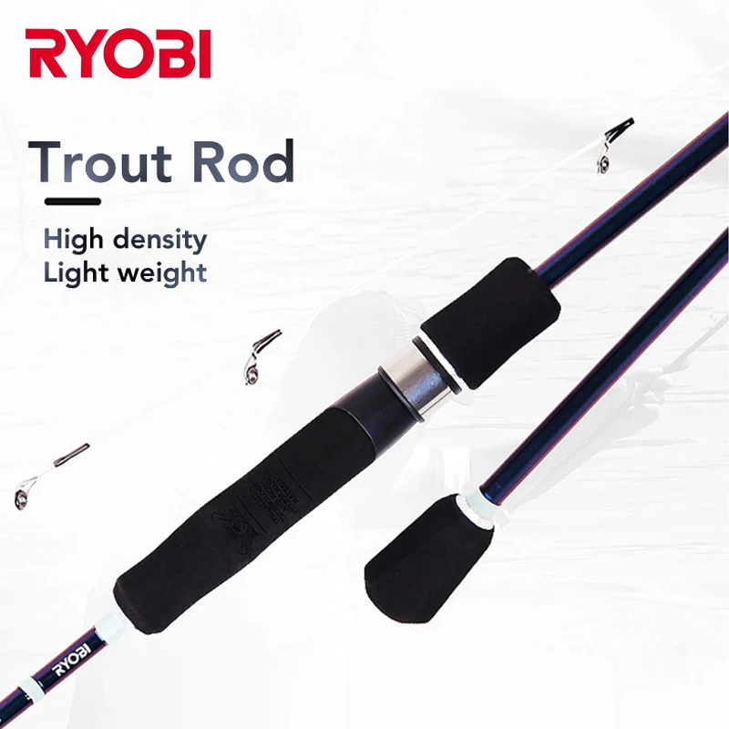 

Удилище RYOBI Japan Trout Casting Version, 2-секционное, без спутывания, из высокоуглеродистого волокна Toray, для озерной, речной и морской рыбалки