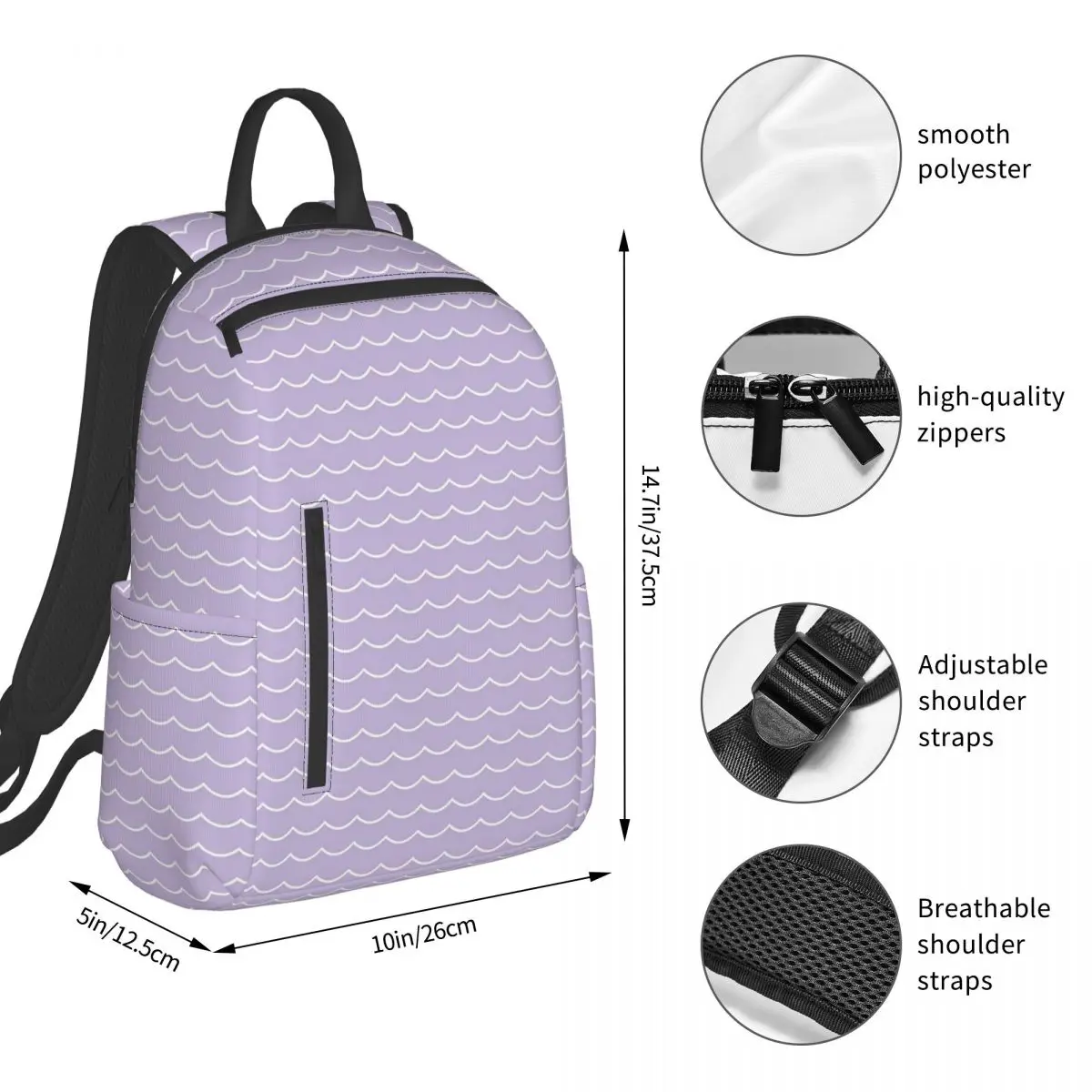 Florence By Mills Backpack Student BookBag Boys Girls School Bag Laptop Shoulder Bags Men Women