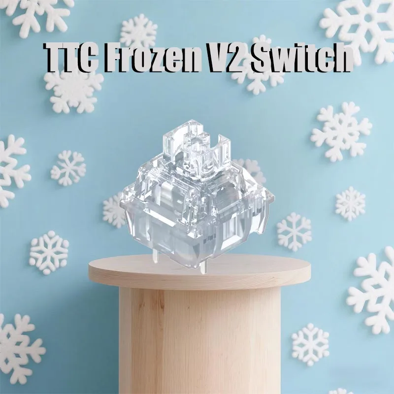 

TTC Frozen V2 Switch 3-контактный бесшумный линейный RGB заводская смазка игр бесшумные механические переключатели клавиатуры для AULA F75 AJAZZ AK820