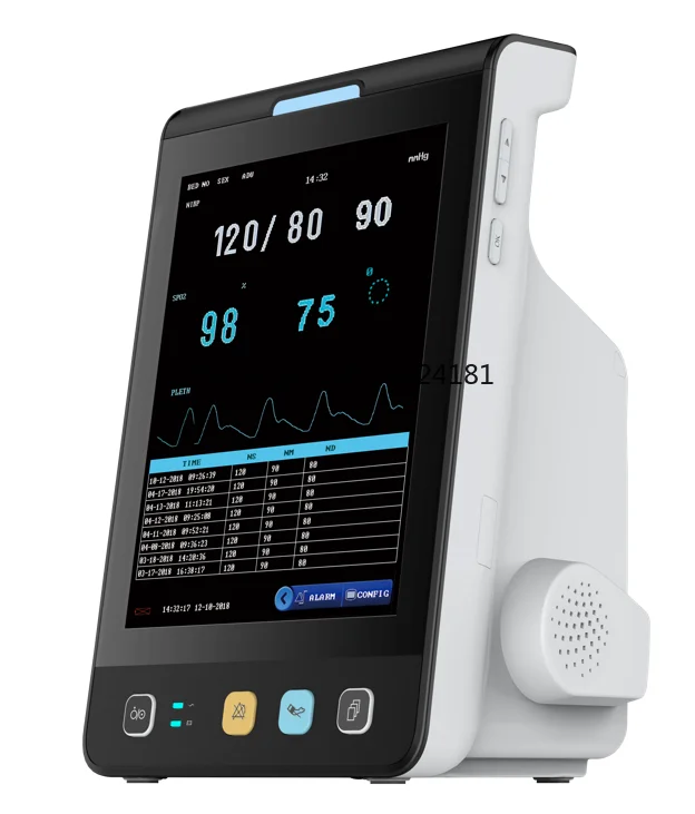Portable Ultra-Thin TFT Color Display Patient Multi-Parameter Vital Veterinary