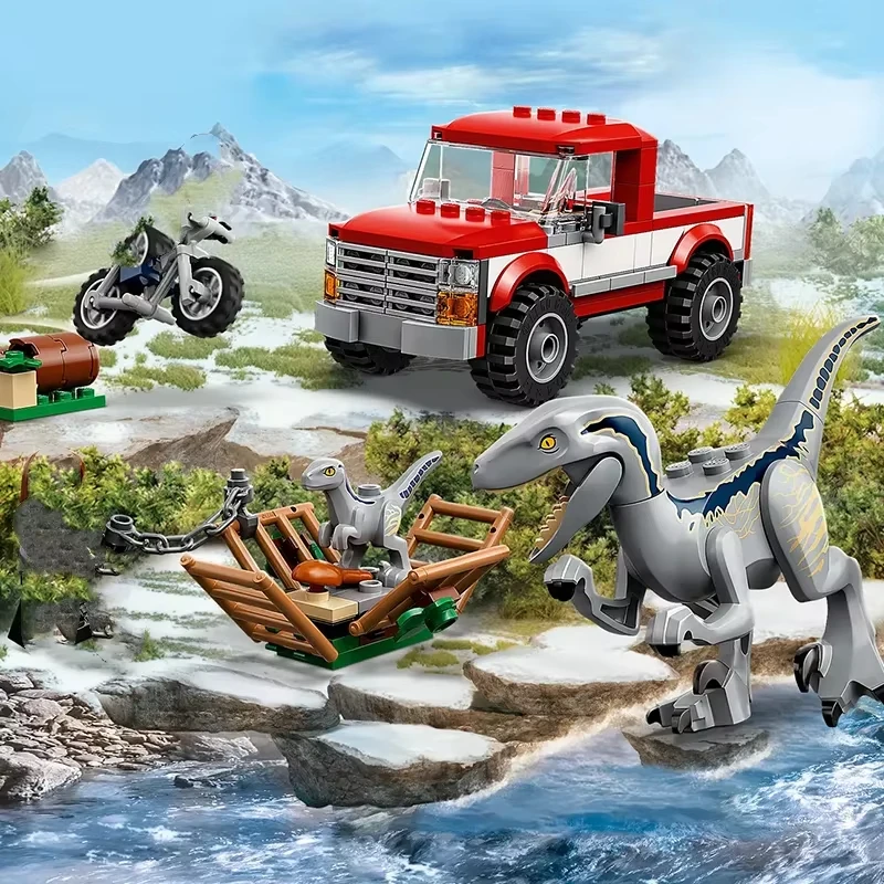 Compatibele sets van derden Dinosaur World Park Series bouwstenen 76961 Tyrannosaurus Rex Allosaurus Attack Toys