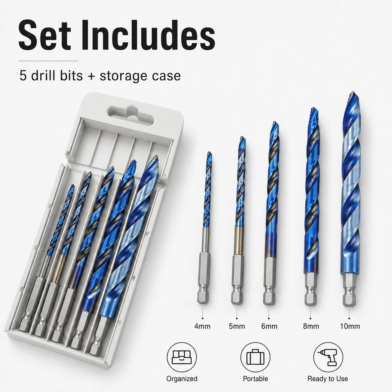 5Pcs 1/4