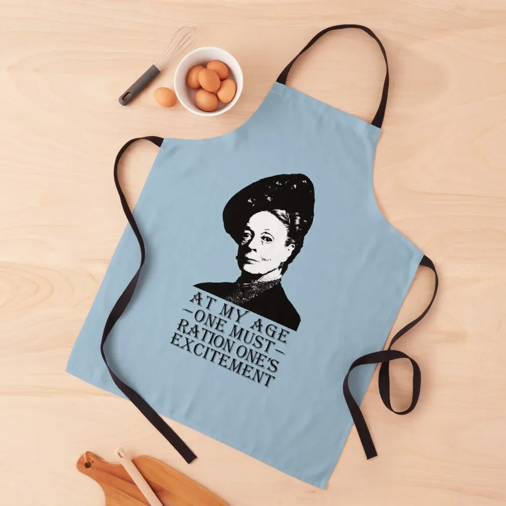 

At My Age, One Must Ration One_s Excitement Apron Kitchen Kawaii Accessories men's barbecue Apron