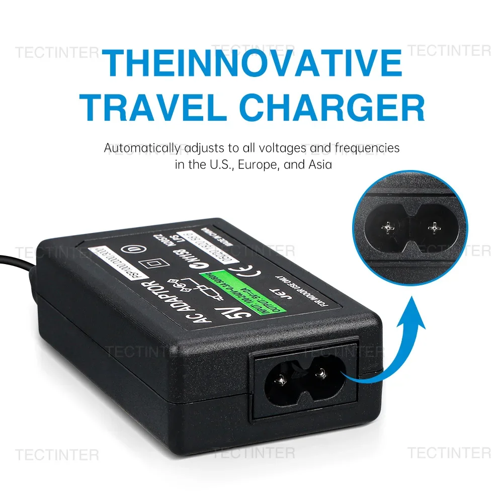 لشاحن PSP محول التيار المتردد شاحن الحائط سلك إمداد الطاقة متوافق مع سوني PSP بلاي ستيشن 1000 2000 3000 الاتحاد الأوروبي الولايات المتحدة التوصيل #4