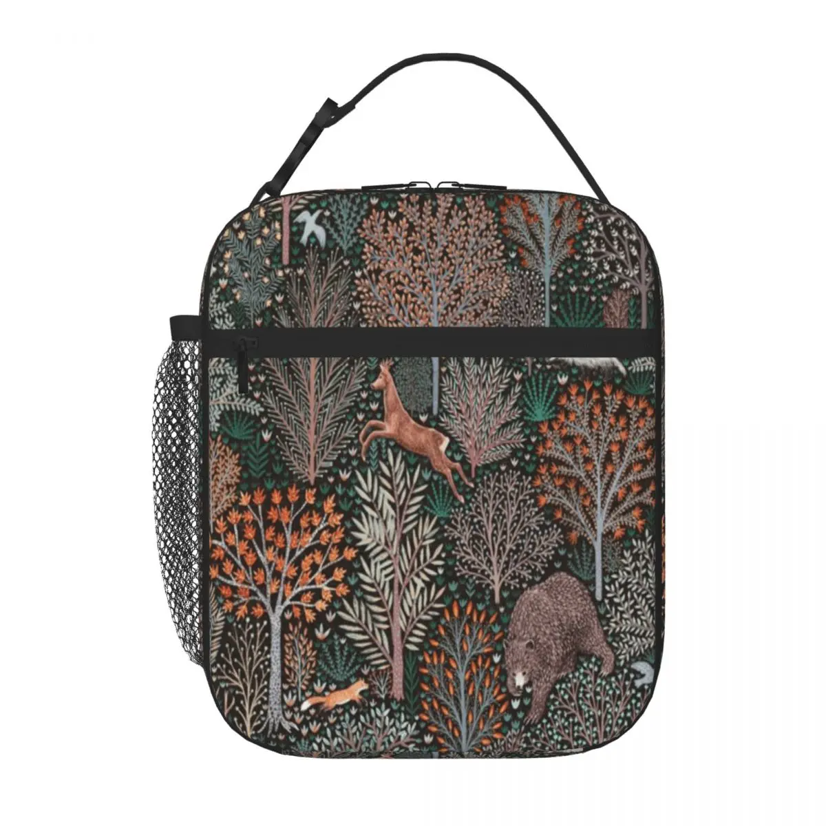Bestselling Forest Animals - Les Animaux De La F Ret Slim Fit Reusable Lunch Bag Backpacking Snack Bag
