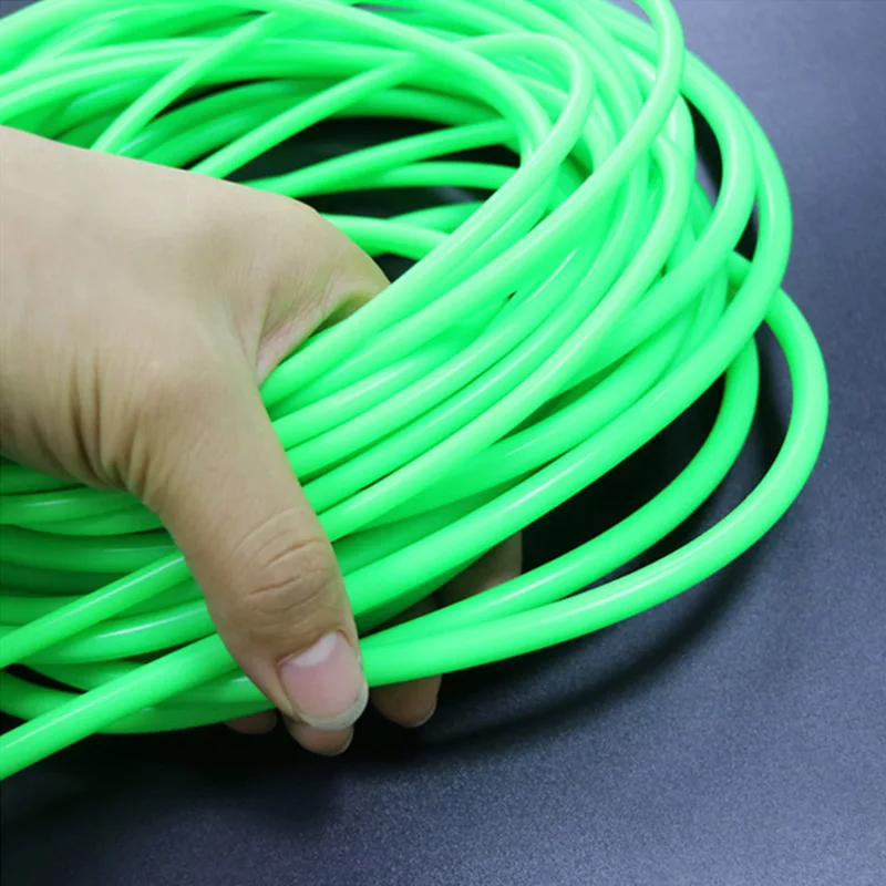 1 metro ID 1mm-25mm tubo in gomma siliconica verde per uso alimentare tubo flessibile insapore resistente alle alte Temperature 4x 6/5x 7/6x 8/12x16mm