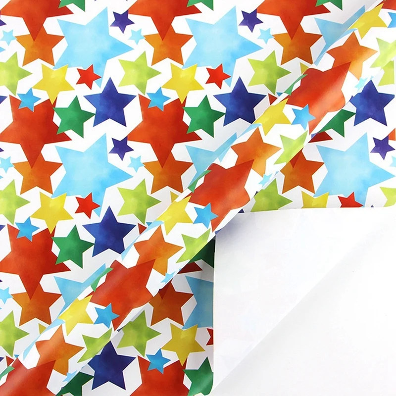 12 Sheets Gift Wrapping Paper Set, Rainbow Birthday Wrapping Paper Gift Wraps For Birthday, Valentines, Easter