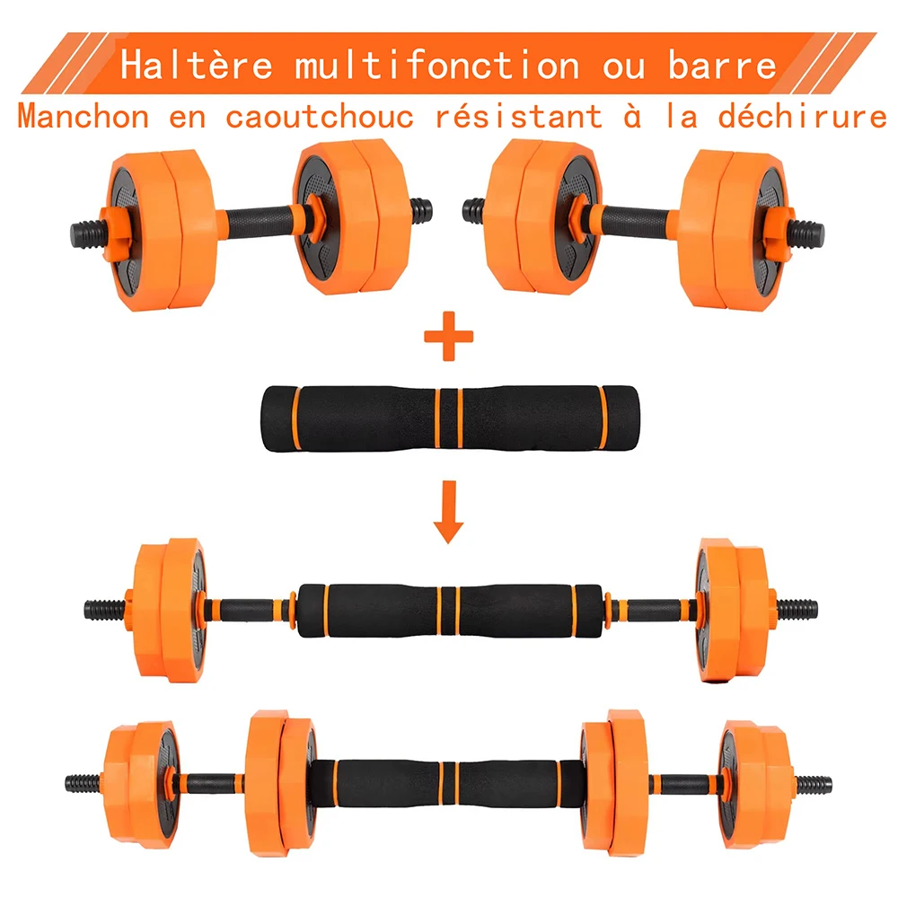 Adjustable 2-in-1 Dumbbell Set,New Trendy Colors in 2025,With Break-Resistant Rubber, 10kg-50kg,Man's Dumbbells Gym Weights