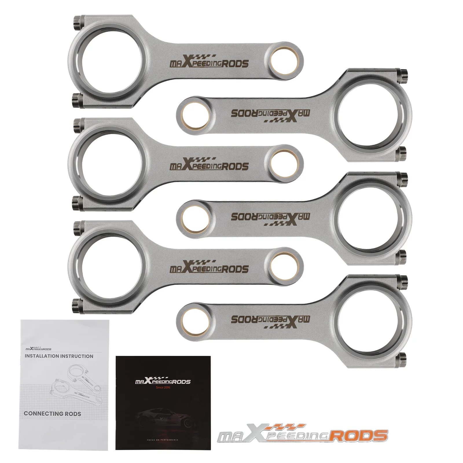 Steel Connecting Rods for BMW 1 3 5 7 X6 Z4 Series N54B30 3.0 ARP 2000 5.709