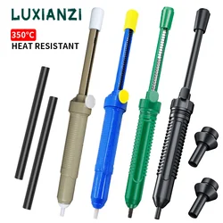 LUXIANZI Powerful Desoldering Pump Extended Tin Gun For Repair Welding Vacuum Solder Sucker Pen Tool Suction Tin Removal Device