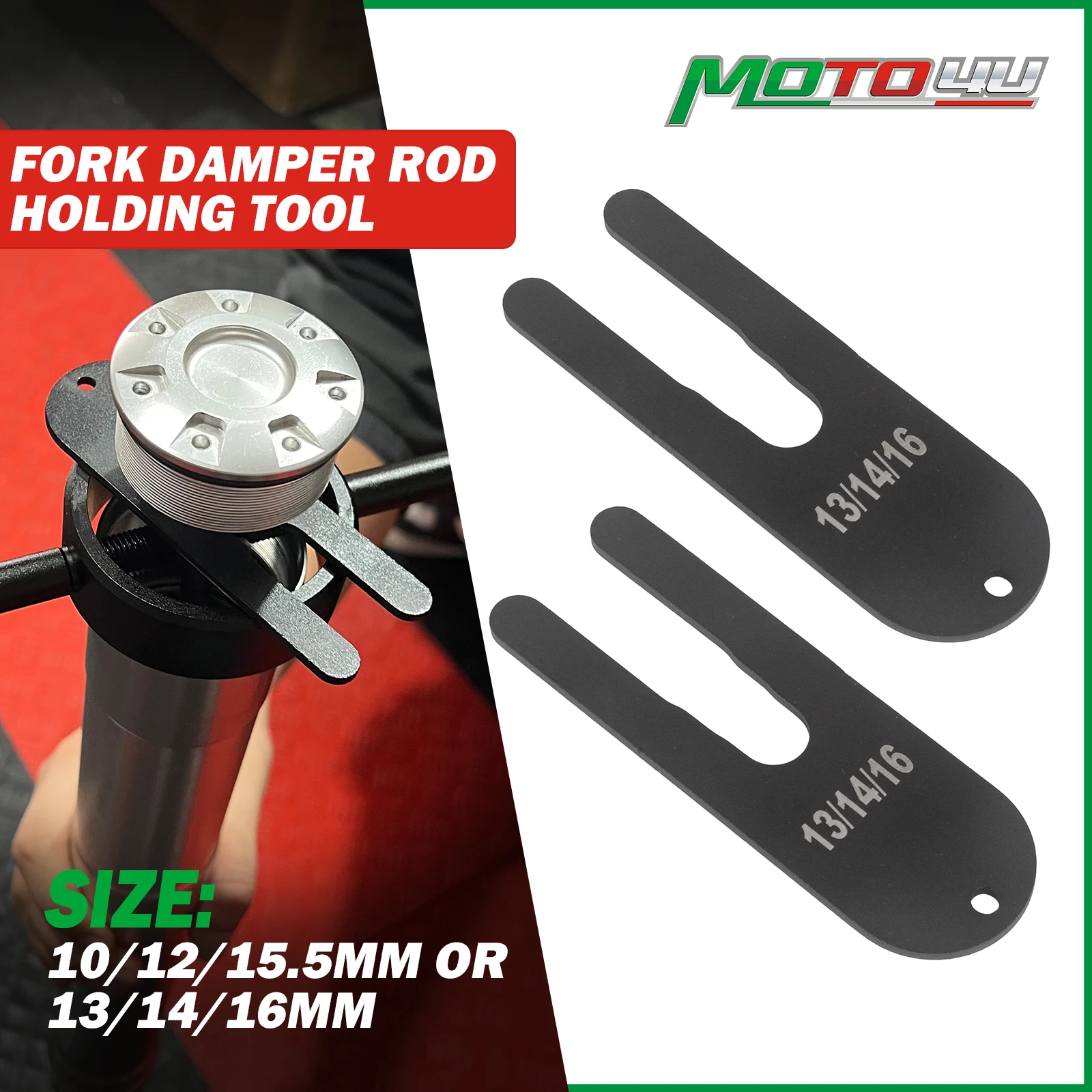 

13/14/16mm Fork Damper Rod Holding Tool Motorcycle Maintenance Dismantling Tools 10/12/15.5mm