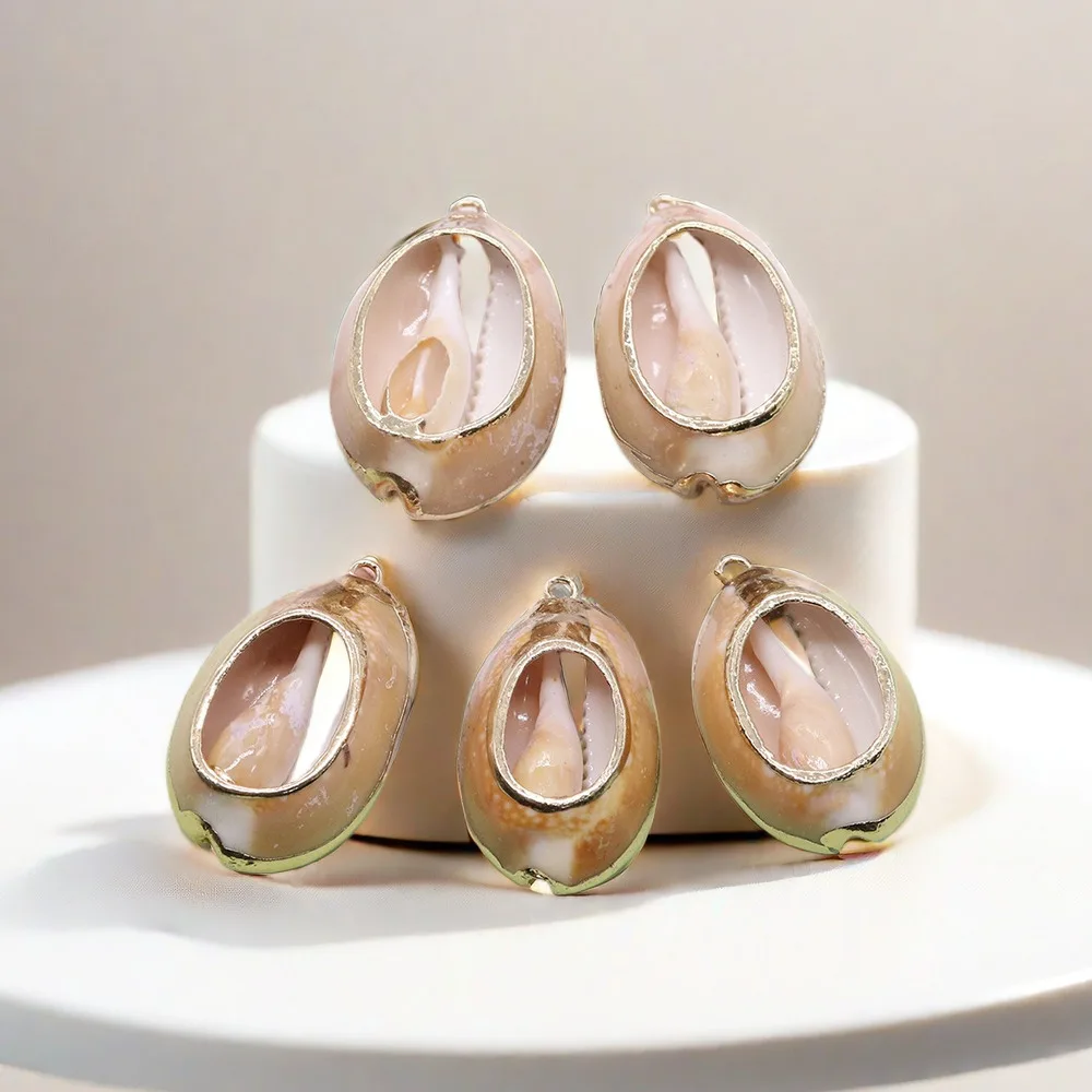 

Natural Seashell Conch Pendant Cowrie Shell Charms for Jewelry Making DIY Necklace Bracelet Earrings Crafts Findings Accessories