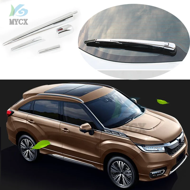 

Car covers accessories decoration chromium styling after rear modified windshield wiper trim FOR Honda Avancier 2017 2018