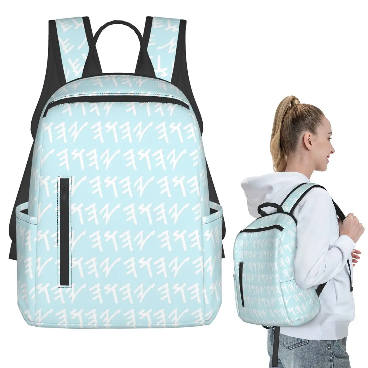 Old Hebrew Name Of God Yahuah Backpack Student BookBag Boys Girls School Bag Laptop Shoulder Bags Men Women