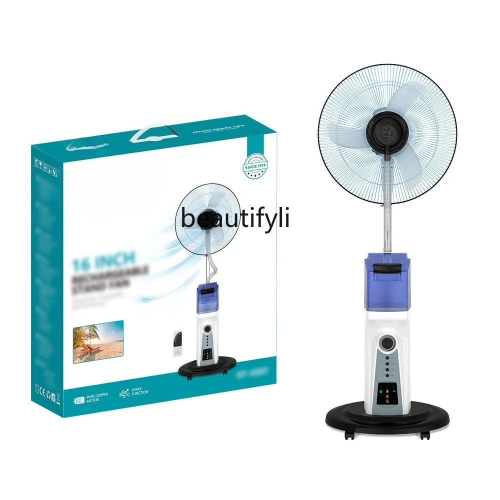 Exibir ventilador de pulverização recarregável de três velocidades