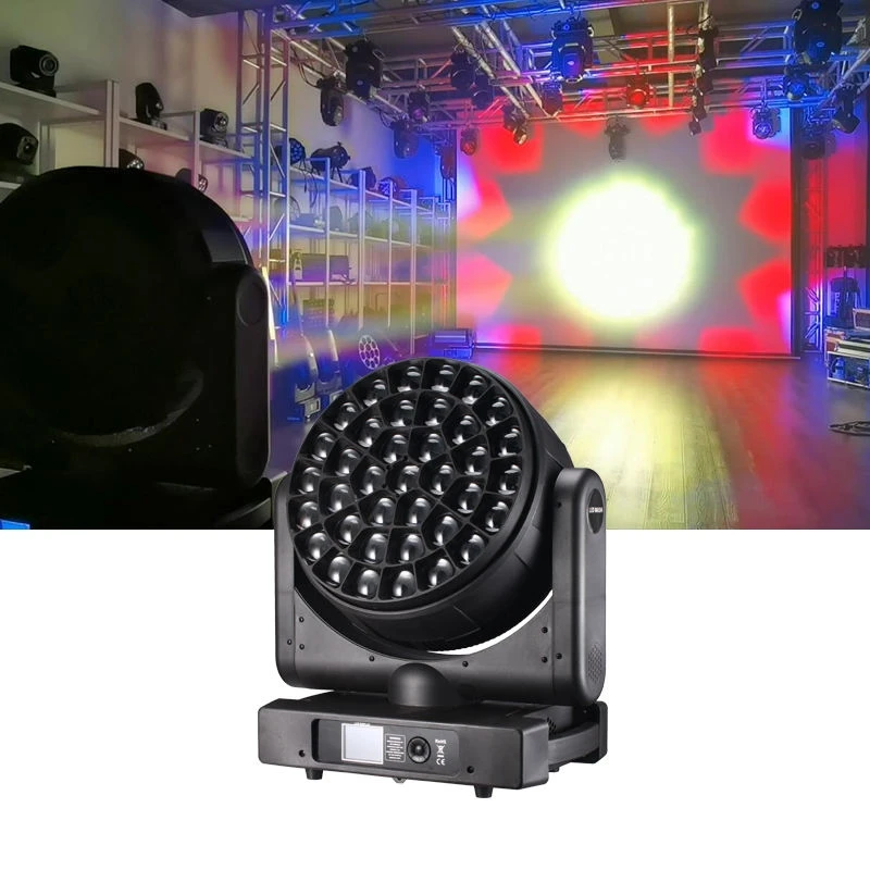 

2 pieces Bee Eye 3740 Led Moving Head Light rgbw LED Moving Head big Bee Eye Beam Stage Light