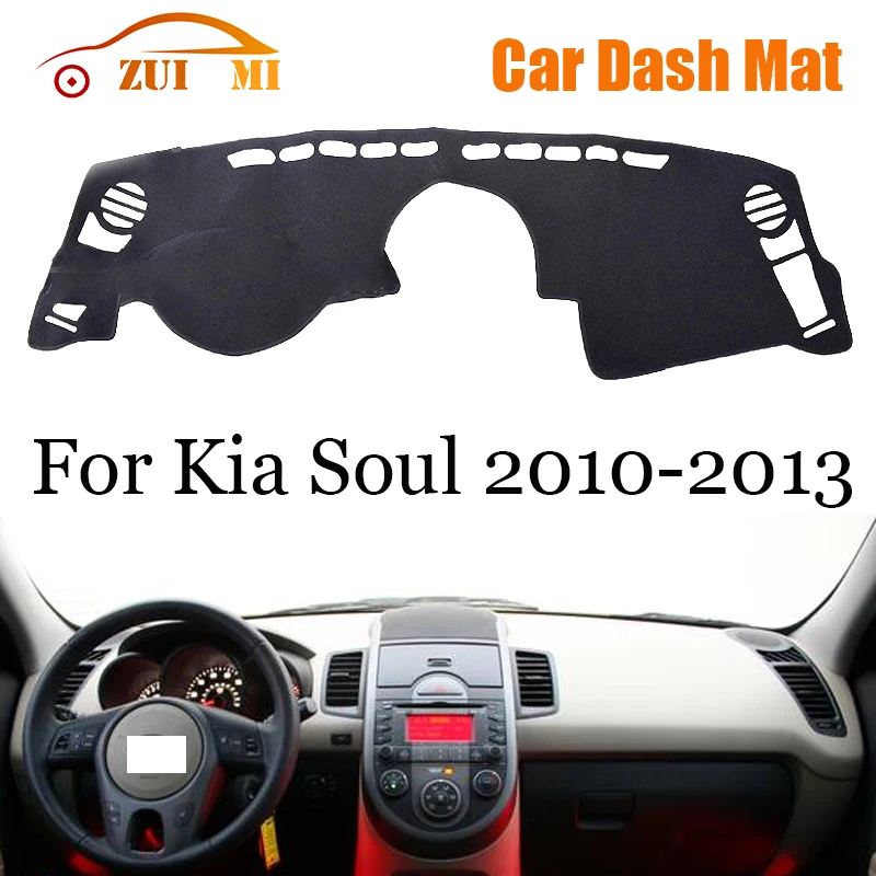 

ZUIMI Dashboard Cover Dash Mat Dashmat For Kia Soul 2010-2013 LHD Dash Board Cover Pad Sun Shade