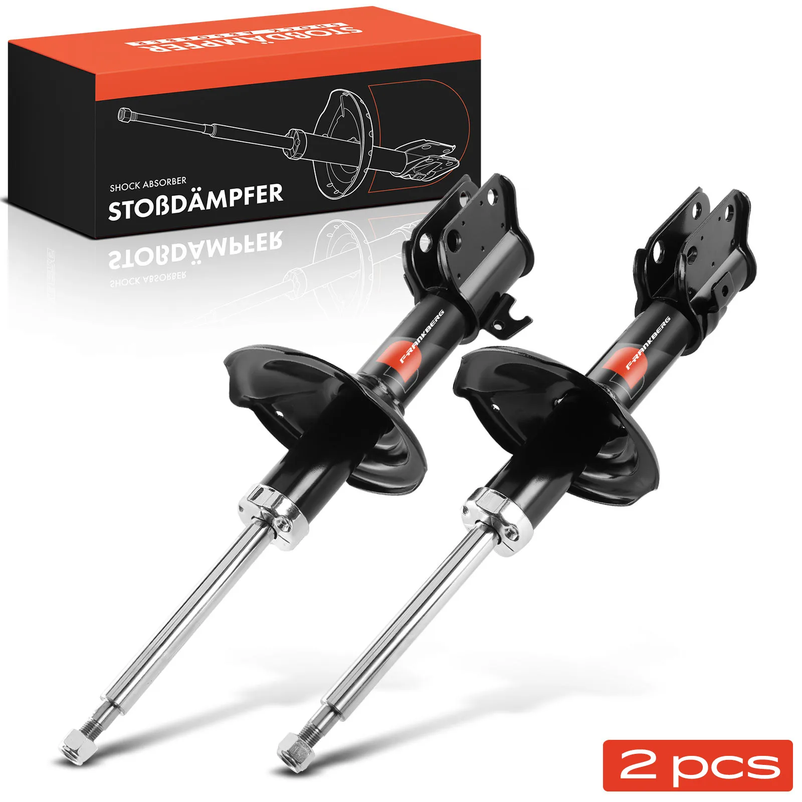 Frankberg 2x Stoßdämpfer Vorderachse für Subaru Legacy III BE Legacy III Station Wagon BH 1998-2003 334274 71447 20310AE100