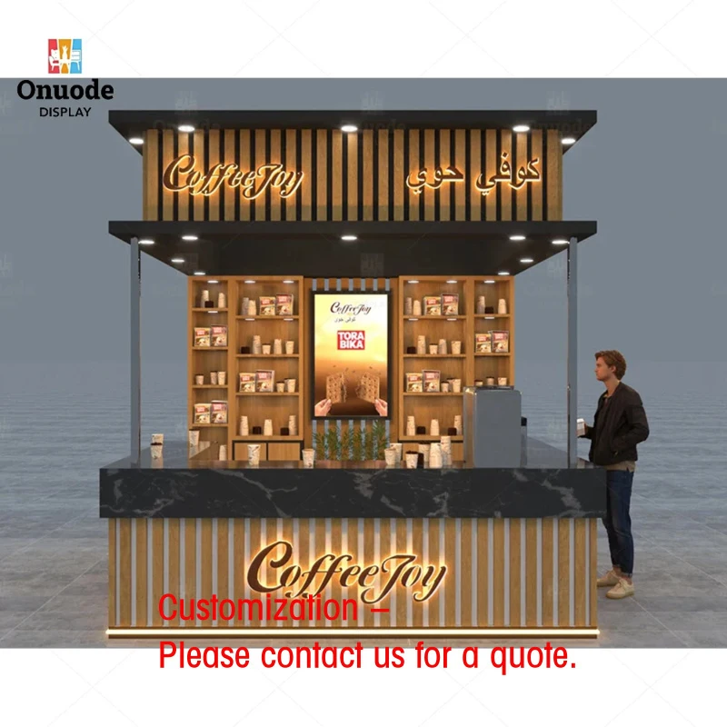 custom.Modern Coffee Shop Counter Design | Cafe Bar & Bubble Tea Furniture | Interior Decoration & Display Showcase