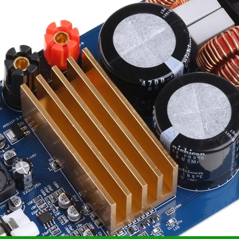 

U55C Class D TPA3255 HIFI Цифровой плата усилителя цифровой цифровой цифровой модуль AMP Модуль 300W + 300 Вт для 48V