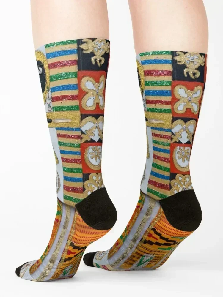 Powerful Asante Blessings Socks funny gifts retro floral shoes Socks Girl Men's