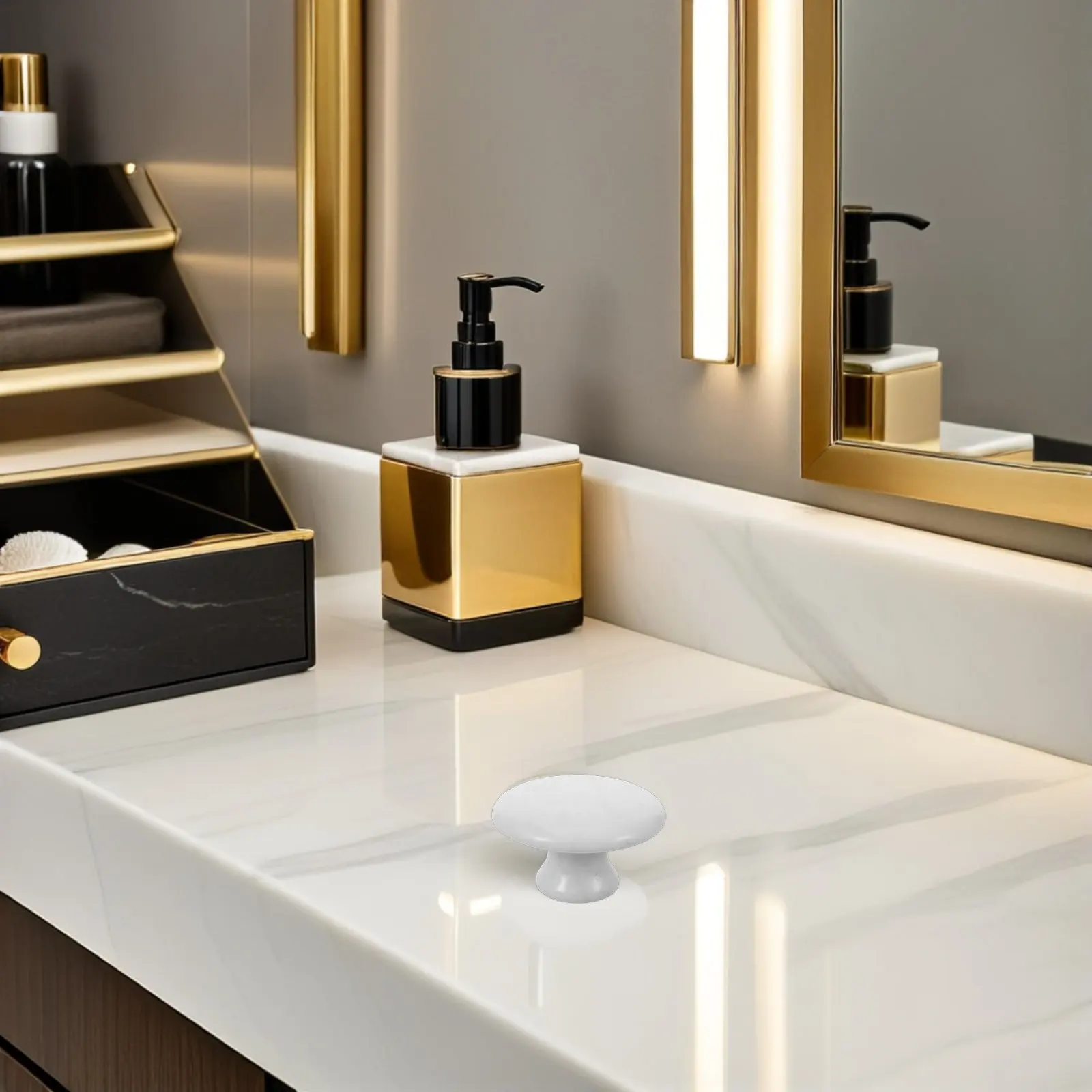Rodillo de Masaje Facial de Jade, Masajeador Frío/Caliente de Hongo Blanco, Herramienta Gua Sha para Esculpir la Piel, Cuidado Facial y Corporal, Rituales de Belleza Diarios
