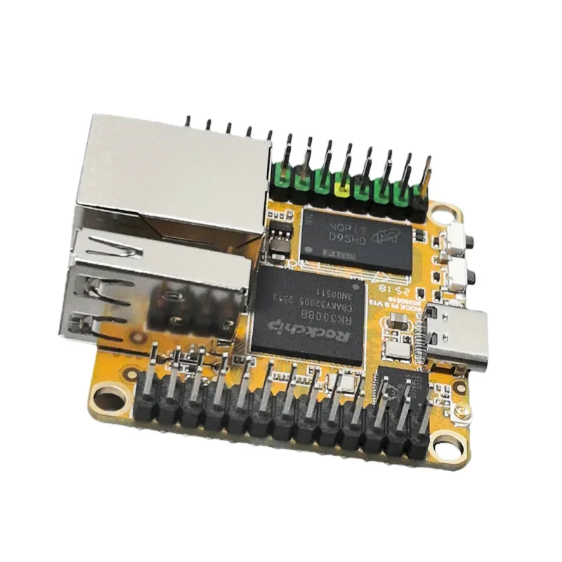 SmCpNew ROCK PI S Rockchip RK3308 Quad-core A35 Development Board V1.3 Version Suitable For IoT Smart Speakers