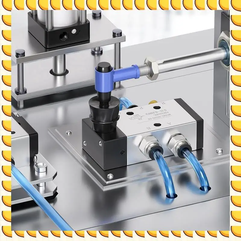 

BAAU 2X 1/4 дюйма NPT 5-ходовой 3-позиционный воздушный ручной клапан с рычагом, пневматический электромагнитный клапан, ручное управление, двухтактный 4H210-08
