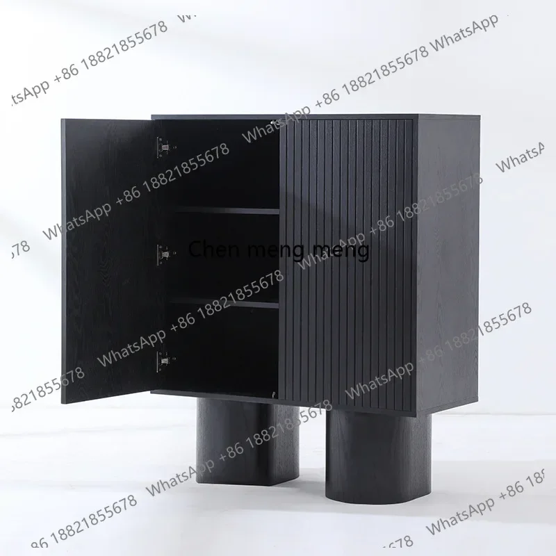 N138  Chinese dining side, cabinets against the wall for integrated storage, kitchen lockers for home use