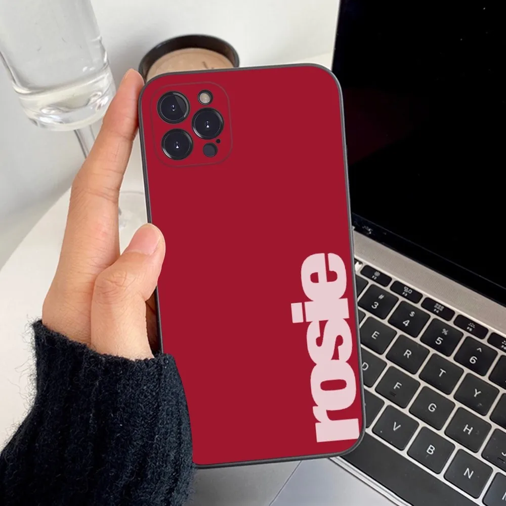 حافظة هاتف KPOP Rosie APT من السيليكون الناعم لهاتف آيفون 16 15 14 13 12 11 Pro Mini XS MAX Plus X