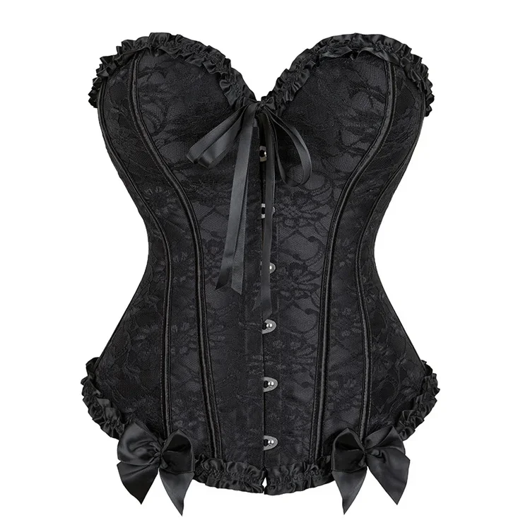 

Women Sexy Gothic Waist Trainer Modeling Strap Plus Size Waist Cincher Overbust Corset Belt Slimming