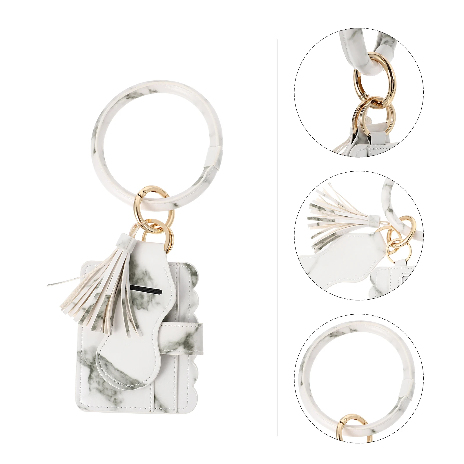 

Sleeve Key Chain For Lip Gloss Case Gloss Hands Lip Cards Keys Storage Bag Wrist Cards Bag Case Organizer