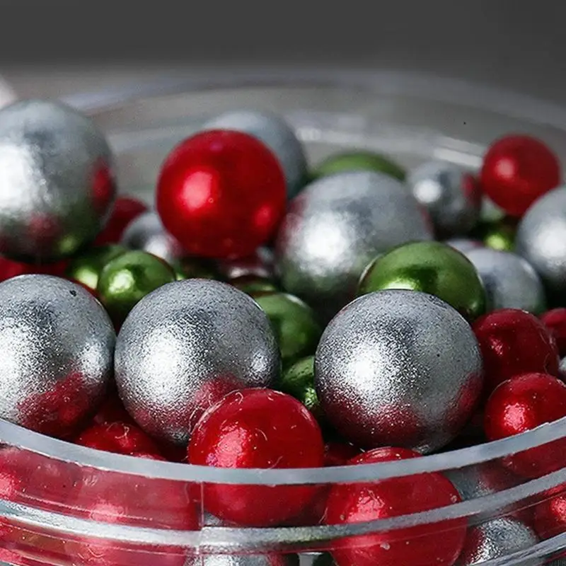 Q1FB Christmas Decorations Set Gift Charms Art Manucure Nails Accessoire