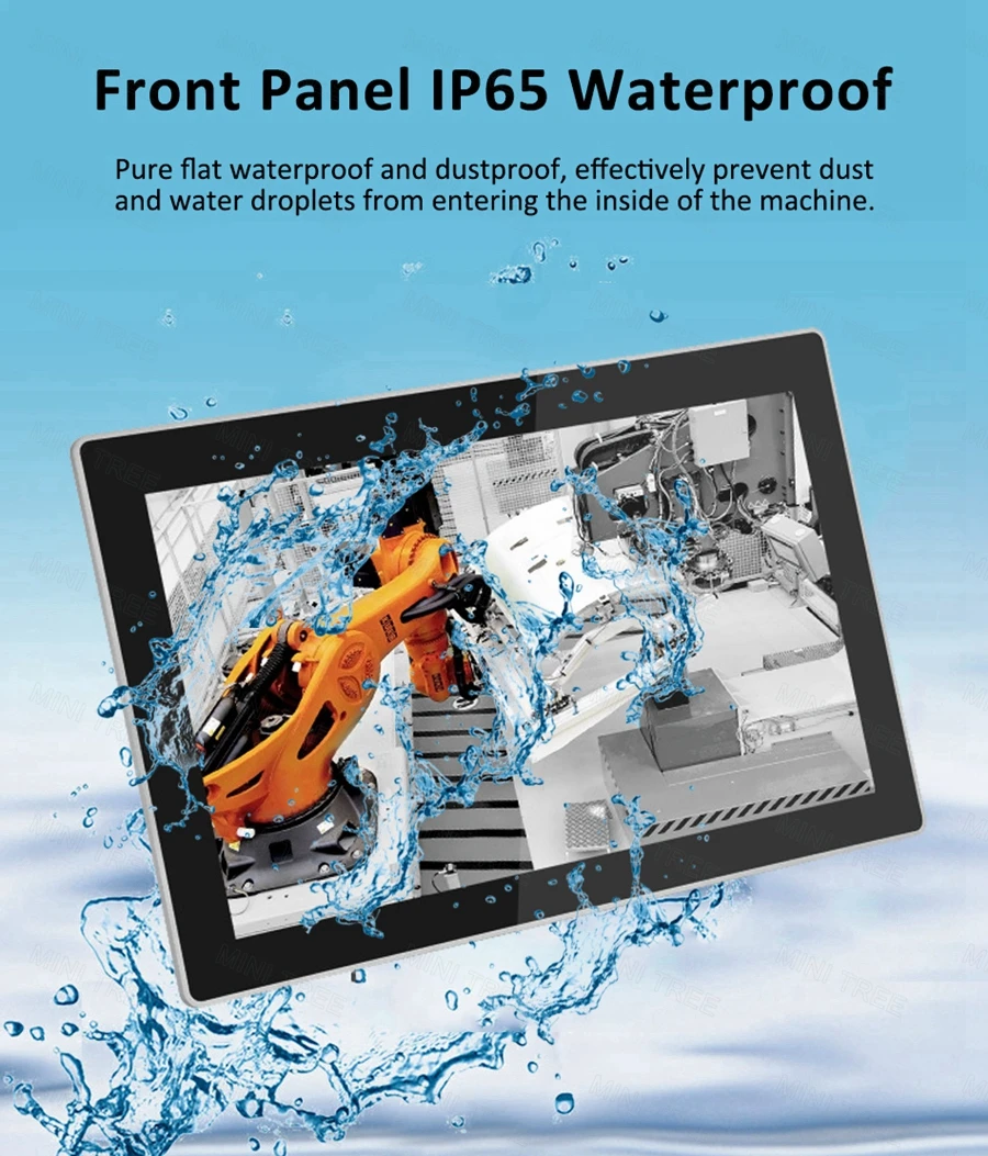 Yhoirs Industrial Tablet PC 21.5 Inch Core i5 1135G7 8250U i7 1165G7 10510U Ekran dotykowy Wytrzymały All In One Panel PC Mini Desktop