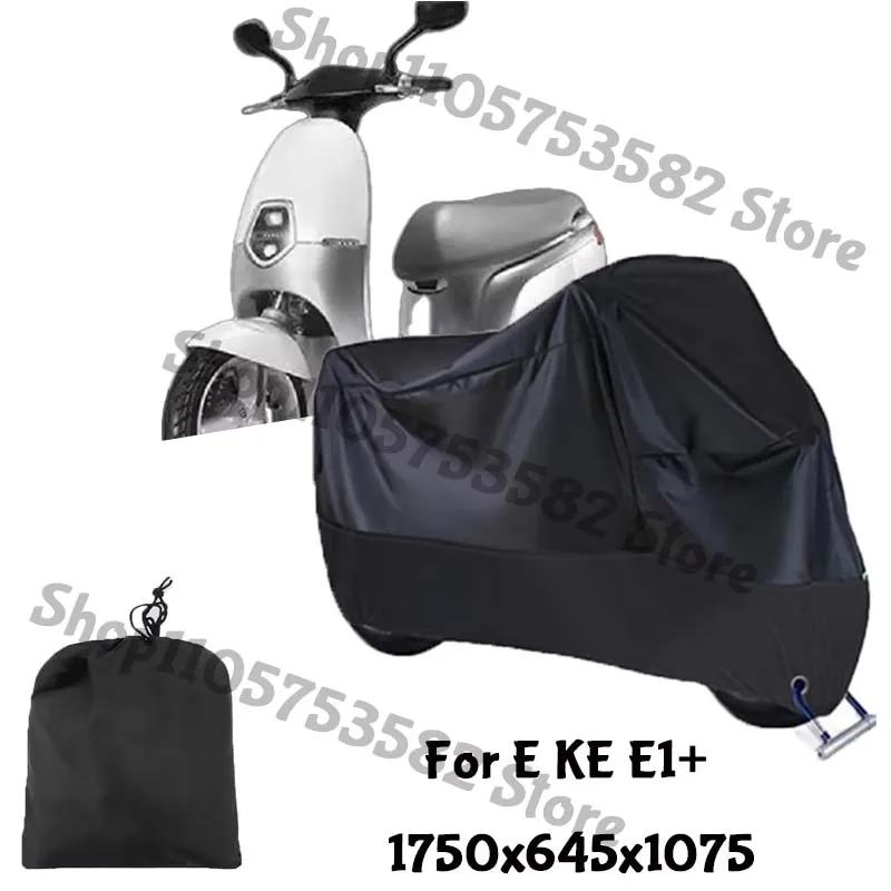 Motorcycle Full Covers For E KE E1+ Car Outdoors Sun Protection Dust No Ear Thickened Oxford Clothcover Accessories