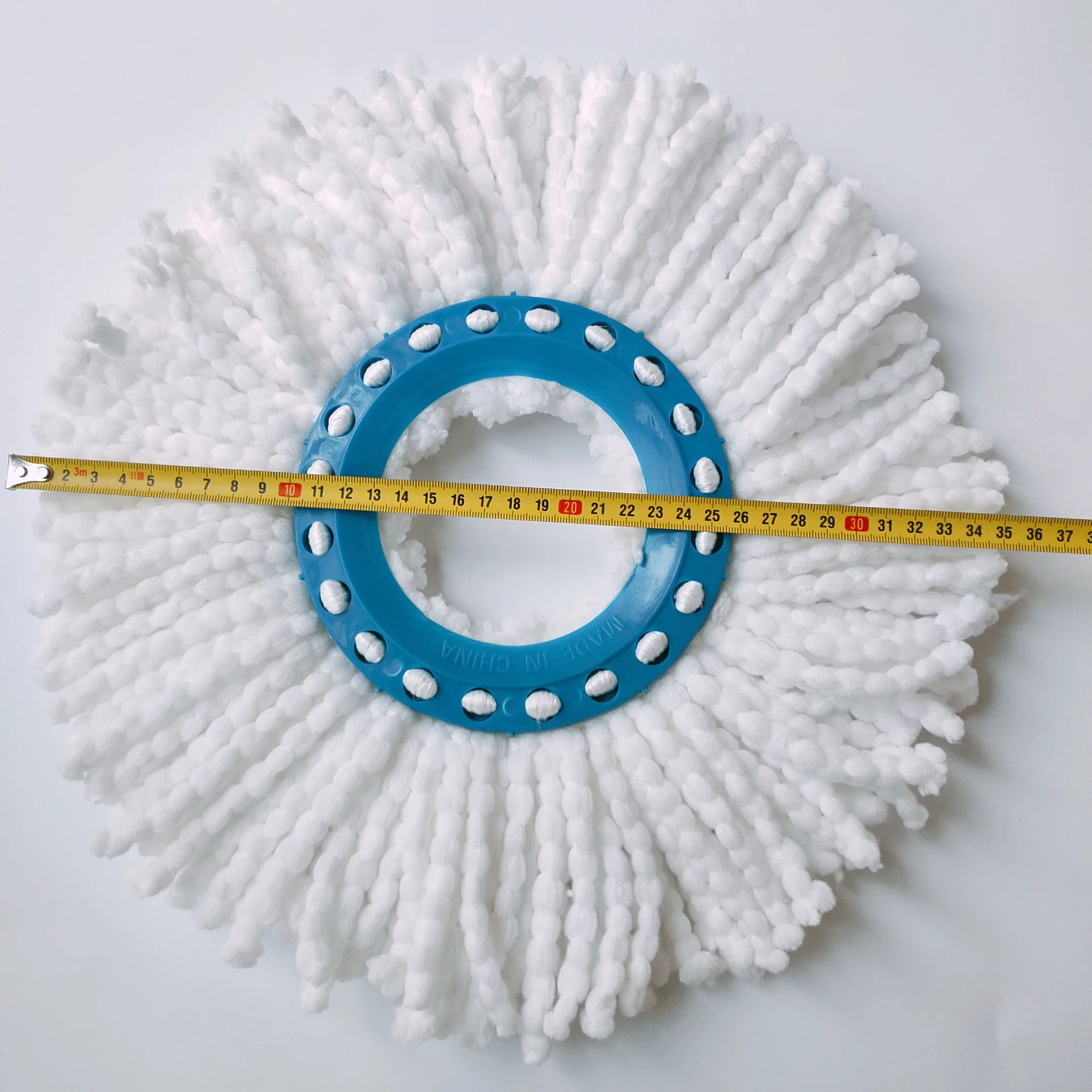 Rotary Mop Cloth Head, Thick Mop Head, Replacement Fiber, Round, Accessories