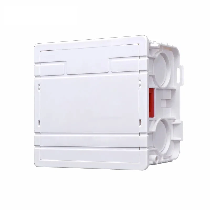 86 * 86 bottom box wall switch socket installation box wall panel box general white wall back junction box