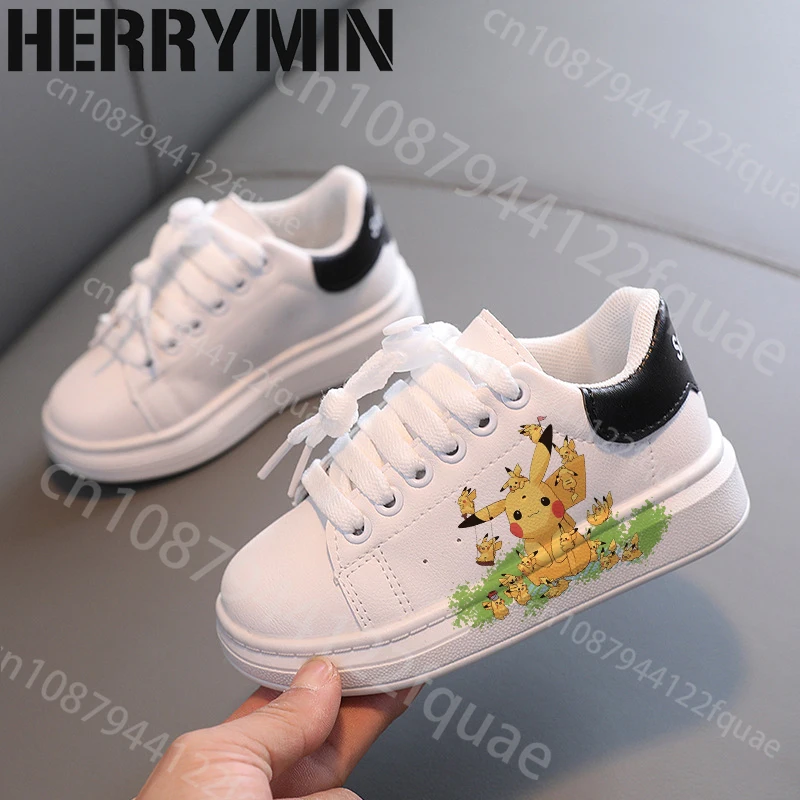 Pokemon Anak Pikachu Charmander Sepatu Anak Perempuan Laki-laki Sepatu Kasual Anak Lari Fashion Olahraga Anak Laki-laki Anak Perempuan Sepatu Hadiah